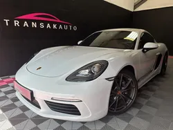 PORSCHE 718 CAYMAN 2.0Ti 300ch PDK ORIGINE FR/SUIVI PORSCHE/CHRONO/BOSE/CAMERA/CARPLAY/PASM/TOUT CUIR...