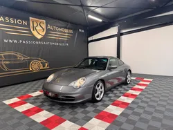 PORSCHE 996 CARRERA 4 3.6L 320 CH – Gris Kerguelen / tout cuir noir / IMS Fiabilisé