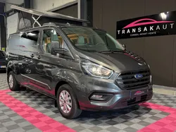 Ford transit custom 2.0 tdci 170cv bva campereve + 4 couchages + caméra de recul