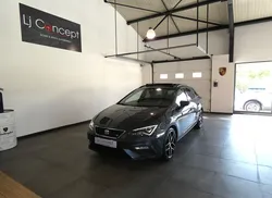 Seat Leon III (2) ST 2.0 TDI 150 ch S&S FR DSG 4Drive - 1°Main - Suivi Complet Seat - Toit ouvrant panoramique - Beats Audio - ACC - Sellerie Cuir Noir - Digital Cockpit - Jantes 18"