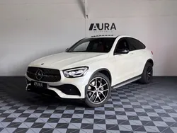 MERCEDES GLC COUPE AMG Line 300d - 4Matic Blanc Nacré / Toit Ouvr / Cam 360° / Burmester / Sièges Élec / Multibeam