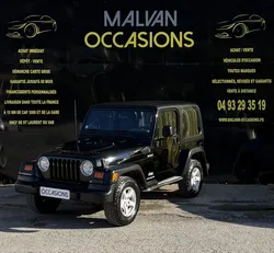 Vente a distance livraison france jeep wrangler tj 2.4 essence 143ch sport 3p hard top jantes alu boite meca faible km 1ere main origine france
