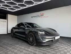 PORSCHE Taycan 4S 571 CV BATTERIE PERFORMANCE PLUS - GRIS VOLCANO - PACK CHRONO - SUIVI COMPLET PORSCHE