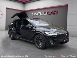 TESLA MODEL X 100D 7 places PORTE PAPILLON 7 places SOH 80% option autopilote charge rapide