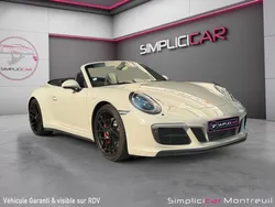 PORSCHE 911 CARRERA 4 GTS 3.0 450 PDK Suivi Porsche 2e main Immat France Gris craie ACC Bose PDLS PSE PDCC Garantie 12 mois