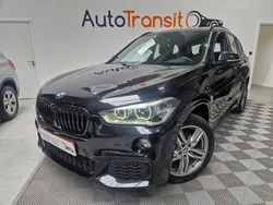 Bmw X1 S-DRIVE 18DA 150 CH DKG-7 M-SPORT 150 CH/105 000 KMS/HUD/SELLERIE CUIR/SIEGES ELECT CHAUFFANTS/TOIT OUVRANT/ACCES CONFORT/CAMERA/FULL LED/CARPLAY/HAYON ELECT/JANTES 18 M/CARNET BMW/