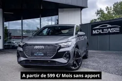 Audi Q4 e-tron Sportback 40 204 ch 82 kW - Leasing 449 Euros/ Mois S line