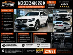 Mercedes glc 250 d executive 9g tronic 4matic garantie 6mois