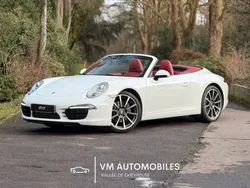 991 Type 991.1 Carrera Cabriolet PDK | Française | Échap. Sport PSE - PASM - Volant SportDesign - 991 - 18 400e d'options - Historique et état remarquables - Entretiens exclusifs en Centre Porsche