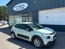 Citroen c3 1.2 82cv gps clim 124000 kms kit distribution neuve suivie complet ct ok garantie 12 mois