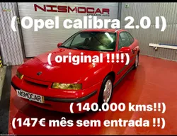 Opel Calibra 140.000 kms original ! 147 mês sem entrada