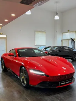 Ferrari roma 3,9 v8 bi-turbo 620 dct - rosso scuderia - origine 🇫🇷 - pack carbone complet - display - volant led carone - service inclus 2028