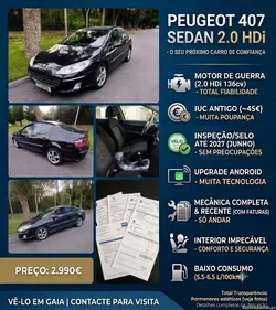 Peugeot 407 2.0 HDi