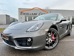 Porsche cayman s 981 3.4 pdk 325 ch gris agate pack carbone interieur jantes 20 suivi limpide avec carnet a jour