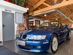 BMW Z3 2.2 6 Cylindres 170cv BVA Phase 2 "SPORT ÉDITION LIMITÉE" Bleu Topaze / Sièges Sport M Cuir Caméléon Noir et Bleu 12/2001 53.000 km "ÉTAT NEUF" *LIVRAISON POSSIBLE