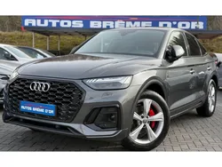 AUDI Q5 SPORTBACK 399/mois GARANTIE 6 ANS 4X4 40 TDI 204ch QUATTRO S TRONIC 7 S LINE Camera COCKPIT Méplat BANG OLUFSEN FullLED 1ère MAIN Origine française