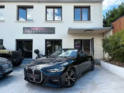 BMW SERIE 4 CABRIOLET G23 420d 190 ch BVA8 M Sport/ Feu Laser/HK/ Sieges ventilés/ Volant chauffant/ 2 éme mains/ Entretien BMW