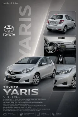TOYOTA Yaris 3 1.4 D4-D 90 cv Boîte auto