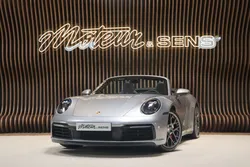 Porsche 911 TYPE 992 CARRERA S CABRIOLET PDK - Pack cuir étendu - Pack Sport Chrono - Sièges chauffants - Jantes RS Spyder Design - PASM - Volant sport GT en Alcantara - Système d’échappement sport