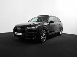 Audi Q7 50 TDI 286 CV QUATTRO TYPE S LINE 7 PLACES TOIT PANO HIFI BOSE SUSP. PNEUMATIQUES ACC CAMERA 360 KEYLESS SIEGES ELEC A MEMOIRE ATTELAGE ELEC – 1ERE MAIN