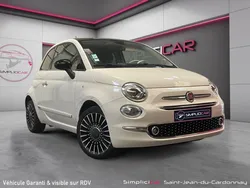 FIAT 500 CLUB 69Ch TOIT PANORAMIQUE, BLUETOOTH, INTERIEUR, DISTRIBUTION OK CUIR Garantie 12 mois