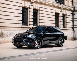 PORSCHE Cayenne II Turbo S 550CH 4.8 V8 - Origine France, Pack Carbone, Toit Pano, Suivi Porsche...