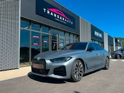 BMW SERIE 4 GRAN COUPE G26 M440i 374 CH M SPORT / PROPULSION / FROZEN GREY / TOIT OUVRANT / SIEGES ELEC