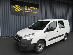 🚐 PEUGEOT Partner Long (L2) 1.6 BlueHDi 100ch Cabine Approfondie – 5 PLACES – 1ère main – Distribution récente – TVA récupérable