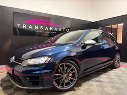 VOLKSWAGEN GOLF 7 R 2.0L TSI 300 CV BlueMotion Technology DSG6 4Motion R * ATLANTIC BLUE / CUIR NOIR & BLANC / SUIVI COMPLET SUR FACTURES