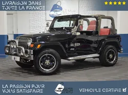 JEEP WRANGLER II 4.0 V6 177 SAHARA 4X4 HARD TOP-12/2003-Sièges Chauffants-Cuir Intégral-Climatisation-Roue de Secours-Régulateur-Futur YoungTimer-Collector-Etat Rare-Garantie 6 Mois