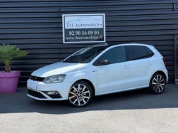 VOLKSWAGEN POLO V (2) 1.8 TSI 192 BLUEMOTION TECHNOLOGY GTI 5P / Caméra de recul / toit ouvrant / vitres surteintées / Chassis sport / peinture blanc nacré / Ciel étoilé / Etc...