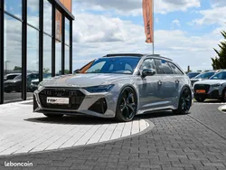 Audi RS6 C8 4.0 V8 TFSI 600 CH NARDO PACK RS DESIGN ACC CARBONE HUD TOIT PANO HIFI B&O FREINS CERAMIQUE CAMERA NAPPA JANTES 22 POUCES