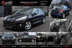 Peugeot 207 1,6 vti 120 cv allure 5 porte gps,radar, toit pano,régulateur ...