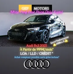 AUDI RS3 2025 400 - LOA 999e