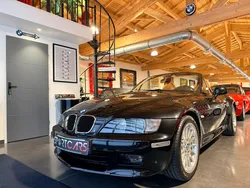 BMW Z3 2.2 6 Cylindres 170cv Phase 2 "INDIVIDUAL" Black-Sapphire / Sièges Sport Cuir Caramel 07/2002 SEULEMENT 60.000 km "ÉTAT NEUF" *LIVRAISON POSSIBLE