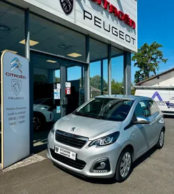 PEUGEOT 108 1.0 VTi BVM5 Style 5p/2017/21500km/GARANTIE/Bluetooth/Clim/Jantes 15’’/Régulateur Limiteur/Roue de Secours