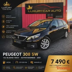Peugeot 308 BREAK - 1.5L BLUEHDI 130CV Active Business FIABLE