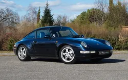Porsche 993 Carrera 4 Boite Mécanique Bleu Nuit Métallisé Intérieur Cuir Bleu Abysse Toit Ouvrant Electrique Sièges Electriques Régulateur de vitesse
