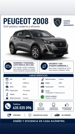 Peugeot 2008 1.5BlueHDi S&S Allure Pack 110