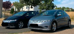 Civic 8 Type S 1,8 i-vtec 140cv 79400km première main suivi principalement chez Honda carnet d'entretien entièrement tamponnés possibilité de passage à l'éthanol très bon état général
