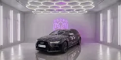 Audi RS6 TFSI 4.0 V8 PERFORMANCE 605CH QUATTRO / Couleur Noir Mythique / BOSE / Pack Dynamic Plus / toit pano / Freins céramique / Matrix LED / CAMERA 360 / SOFT CLOSE / HUD / Ceinture Rouge Carmin