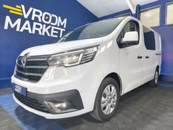 RENAULT Trafic Fg 2.0 D 130ch Cabine Approfondie Grand Confort - 2023 - 35 300 km - Suivi complet Renault - ATTELAGE - 6 PLACES - KIT BOIS