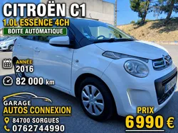 Citroen c1 1.0l ess 4cv 69ch boite automatique 82000 km