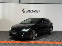 Seat Leon CUPRA 2.0 TSI 290ch DSG6 - Caméra recul AppleCarplay ACC DCC trappe à ski suivi seat 2e...