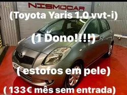 Toyota Yaris 1 dono !!estofos em pele 133 mês