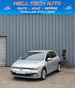 VOLKSWAGEN GOLF 8 1.5 e-TSI OPF 130 CV DSG LIFE BUSINESS 2022 1ERE MAIN CARNET GARANTIE 6 MOIS