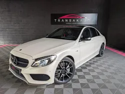 MERCEDES CLASSE C 43 Mercedes-AMG Speedshift TCT AMG 4Matic Blanc diamant , train roulement AMG RIDE CONTROL , affich tete hte etc