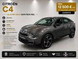 Citroën C4 1.5l B HDI 130cv BVA / EAT8 Pack FEEL GPS/CAMERA/CLIM idem 308, megane, golf ...
