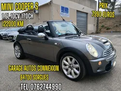 Mini cooper s cabriolet 1.6l 10cv 170ch moteur a chaine