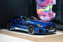 MERCEDES-BENZ AMG GTC Coupé Phase 2 V8 Bi-Turbo 557cv | Bleu MAGNO | Pack Performance